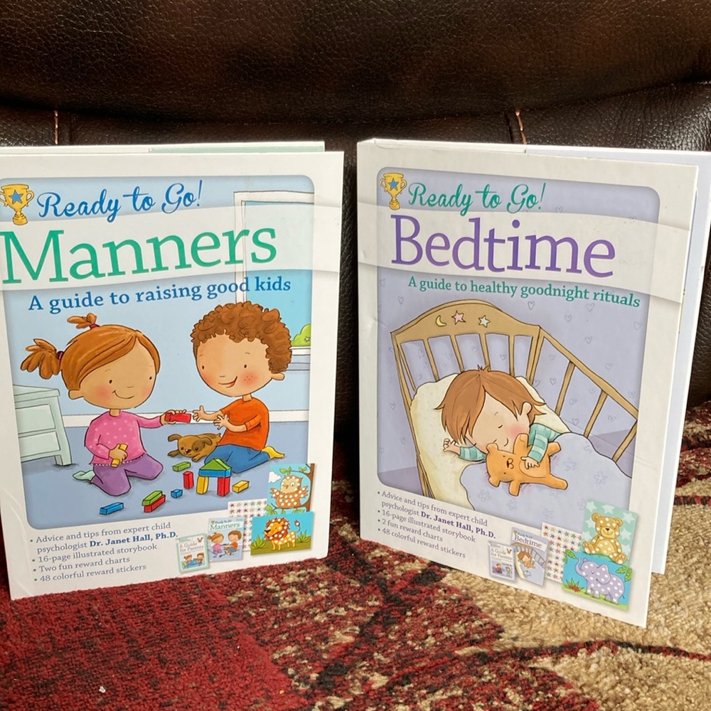 Ready to Go MANNERS & BEDTIME BOOKS (Set of 2)